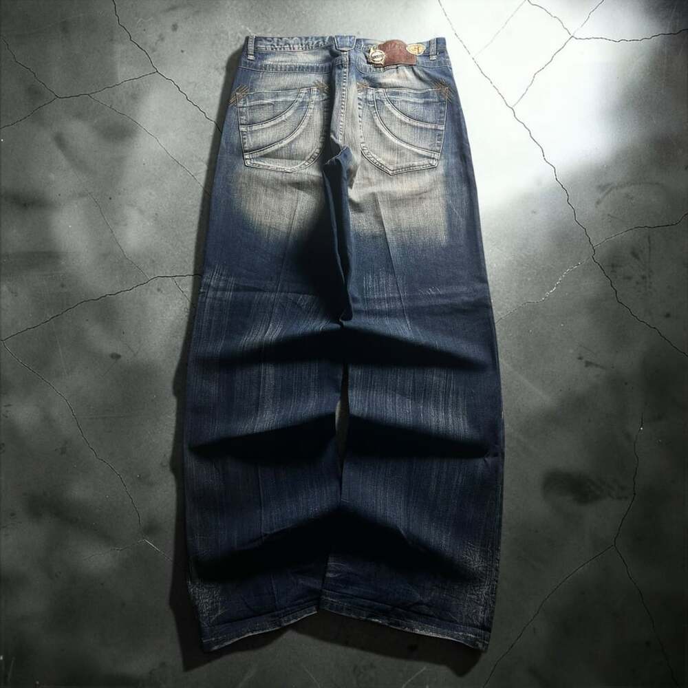 Vintage Y2K Akademiks Distressed Faded Bootcut Denim Jeans